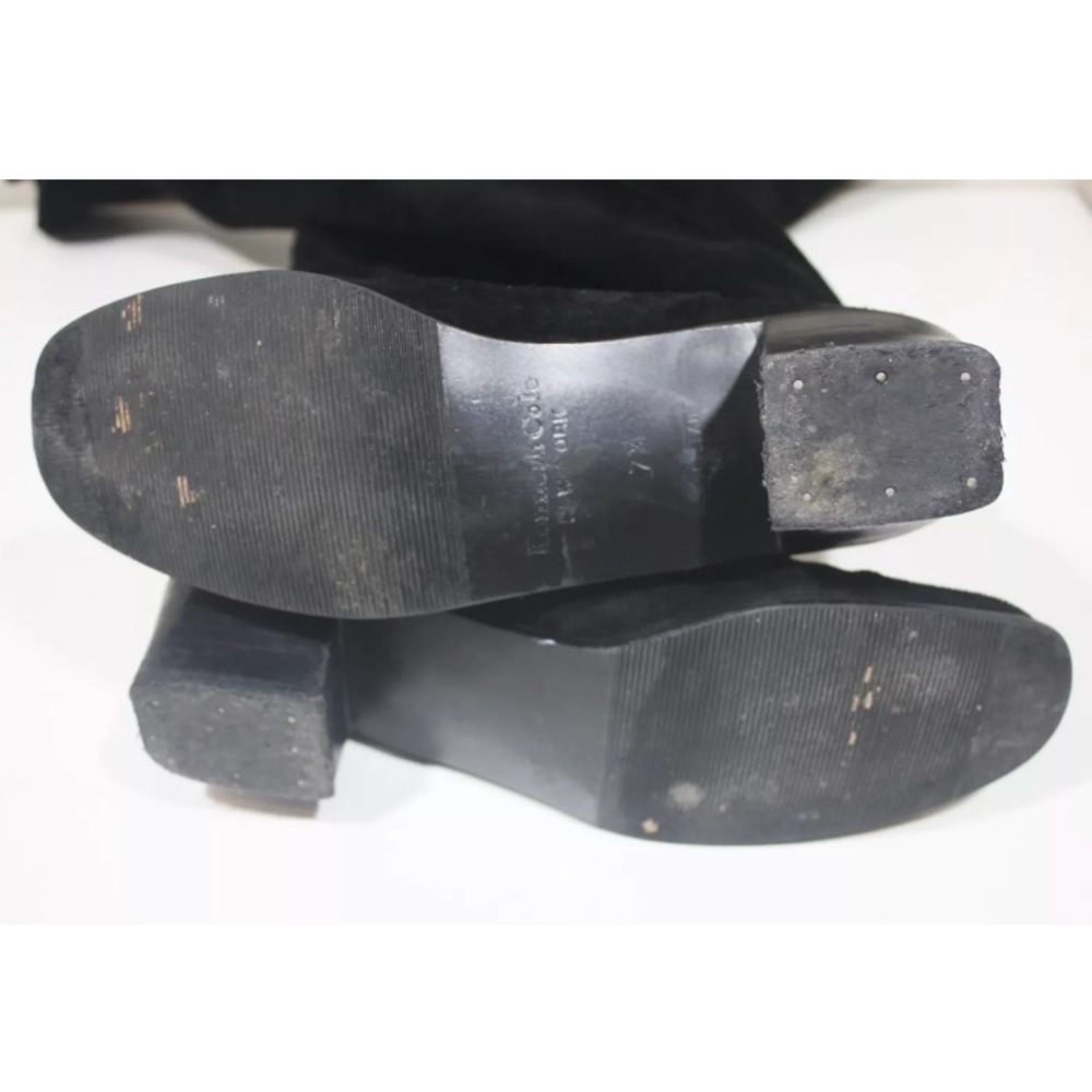 Vintage 90s KENNETH COLE OVER THE KNEE SURDE BOOTS - Picture 8 of 8